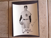 Autographed Stan Musial 1950s-70s Rawlings Advisory Staff Photo  WOW!