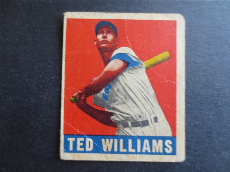 1949 Leaf Ted Williams Baseball Card in affordable condition!  #76