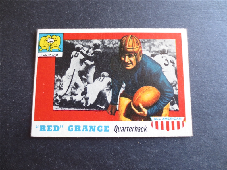 1955 Topps All-American Red Grange Football Card in Very Nice Shape #27