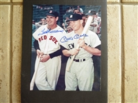 Autographed Mickey Mantle and Ted Williams 8" x 10" Color Photo