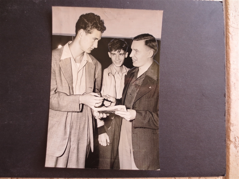 1942 Ted Williams Type 1 Photo  Cleveland News