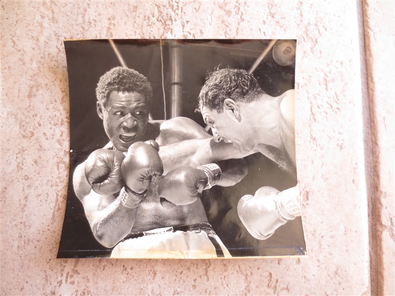 1954 Rocky Marciano In Action Fight INP Soundphoto