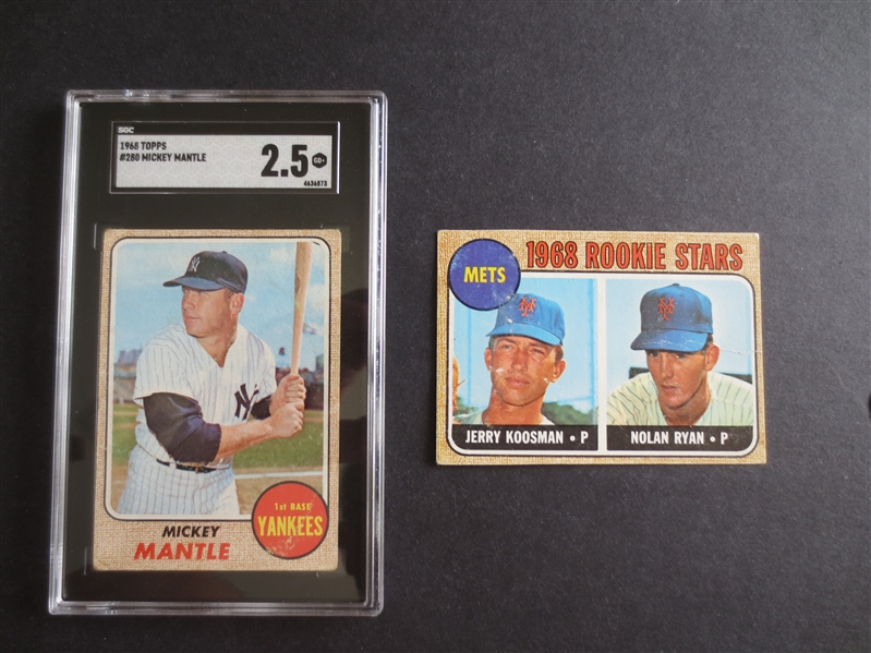 1968 Topps Baseball Card COMPLETE SET in Nice Shape!  WOW!