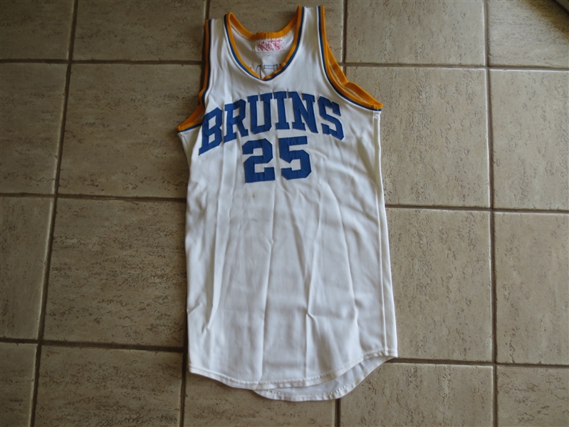 1987-91 UCLA Keith Owens Game Used Worn Basketball Jersey #25