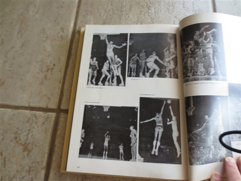 Wilt Chamberlain 1957 Jayhawker University of Kansas Yearbook with numerous pictures of Wilt!