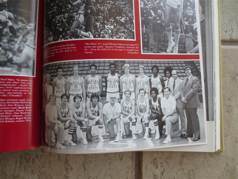 Larry Bird 1978 Indiana State University Sycamore School Yearbook with many photos of Larry Bird!