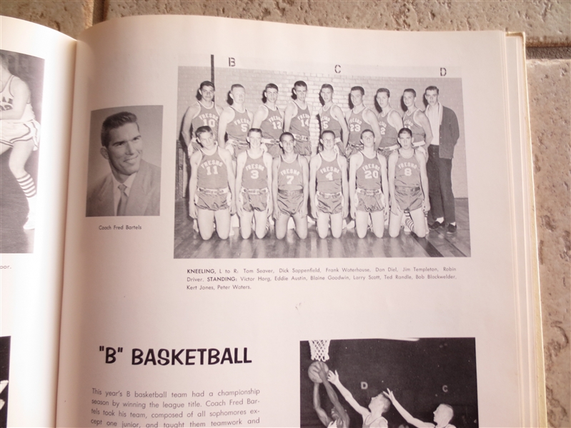 1961 Tom Seaver's High School Yearbook Fresno  Baseball Hall of Famer New York Mets