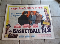 1951 The Basketball Fix Movie Poster  22" x 28"  WOW!