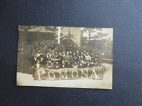 1911 Pomona College Football Team Postcard