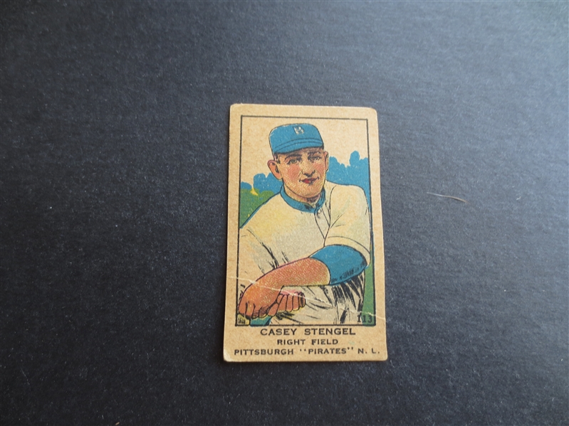 1919 W514 Casey Stengel Baseball Card Hall of Famer