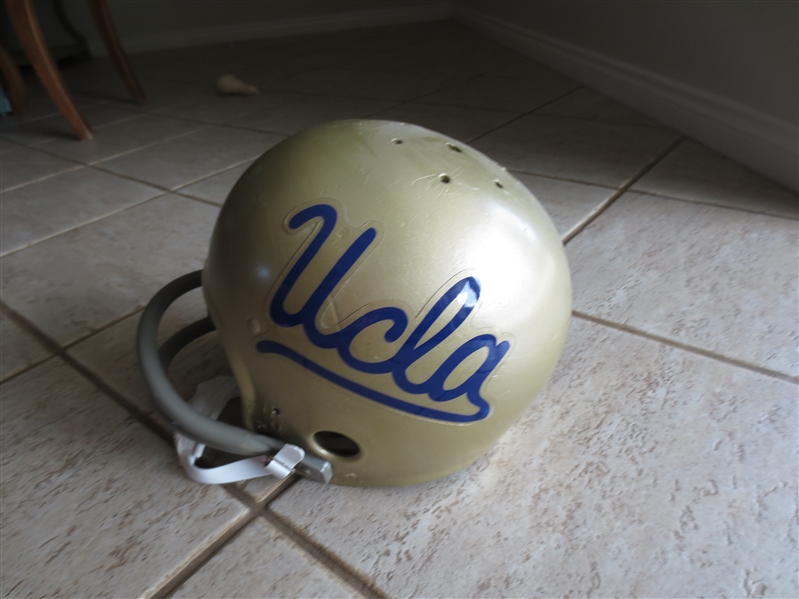 1970's UCLA Bruins Game Used Full Size Football Helmet Size 7 3/8- 7 1/2