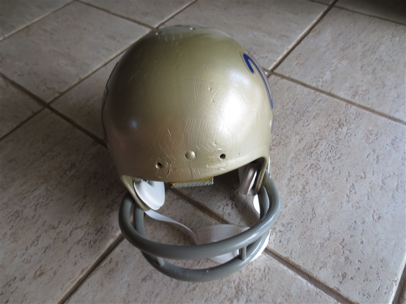 1970's UCLA Bruins Game Used Full Size Football Helmet Size 7 3/8- 7 1/2