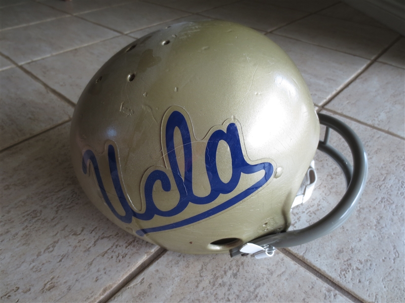 1970's UCLA Bruins Game Used Full Size Football Helmet Size 7 3/8- 7 1/2