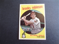 1959 Topps Brooks Robinson Baseball Card #439 in Beautiful Shape!  Send to PSA?     1