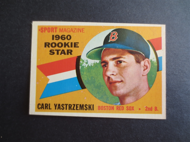 1960 Topps Carl Yastrzemski Rookie Baseball Card #148 in Great Condition!