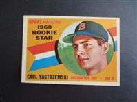 1960 Topps Carl Yastrzemski Rookie Baseball Card #148 in Great Condition!