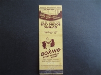 Olympic Boxing Club Los Angeles Matchbook