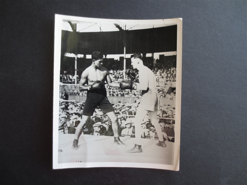 1923 Boxing Photo Bert Colima vs. Eddie O'Hagan Vernon Arena 6 x 5