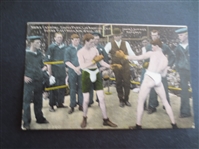 1908 Boxing Carnival Postcard Chutes Park with Jim Jeffries as referee 