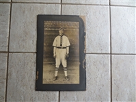 1911 Large PCL Pacific Coast League Baseball Broadside of Al Carson of the Vernon Tigers in Uniiform 16" x 9.25"