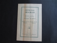 1923 University of Hawaii at Pomona College Football Program in nice shape!