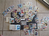 (285) Autographed 1980s Baseball Cards with some duplication and no HOFers