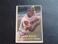 1957 Topps Hank Aaron Baseball Card #20