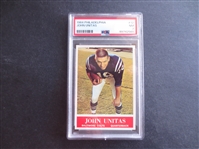 1964 Philadelphia John Unitas PSA 7 NMT Football Card #12