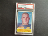 1964 Philadelphia Merlin Olsen Rookie PSA 7 NMT Football Card #91