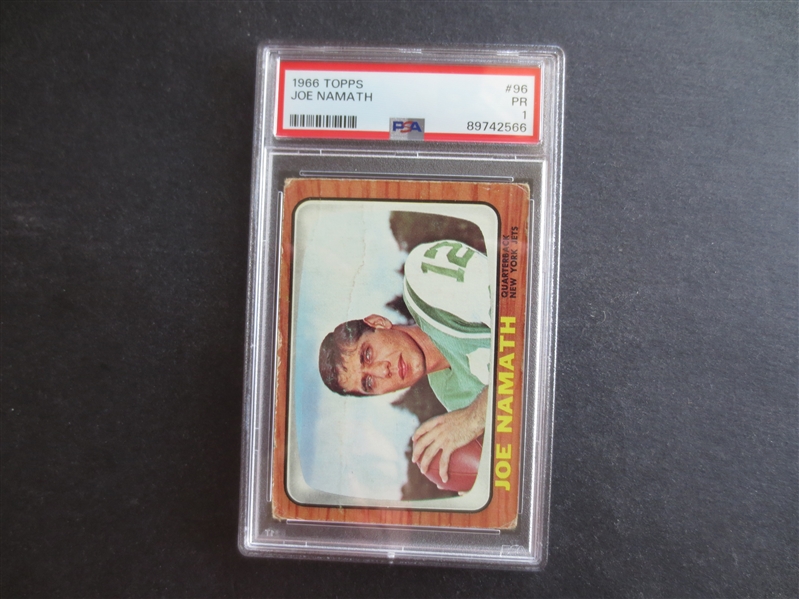 1966 Topps Joe Namath PSA 1 PR Football Card #95