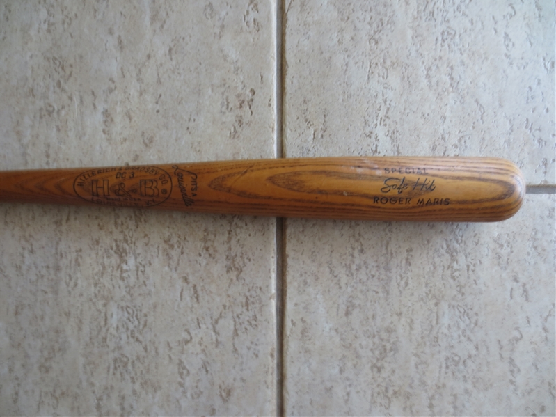 Circa 1961 Roger Maris Store Model Baseball Bat in nice shape!  Maris hit 61 homers in 1961!