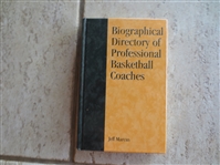 2003 Biographical Directory of Professional Basketball Coaches Hardcover Book by Jeff Marcus---Tough to find!