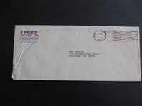 1983 USFL Football Envelope  Defunct League