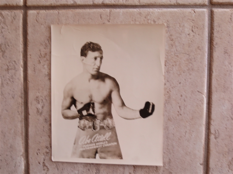 1920's-30's Abe Attell Former World's Champion Boxing Photo---involved in 1919 Black Sox World Series