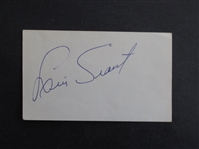 Autographed Luis Tiant 3" x 5" Card---Superstar Baseball Pitcher