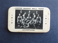 1913-14 Jasper Jewels Pro Basketball Eastern League Champions Mirror  WOW!