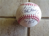 Autographed Steve Garvey Single Signed Rawlings Manfred Official Baseball with added notation