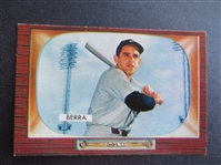 1955 Bowman Yogi Berra Baseball Card #168 in Beautiful Condition