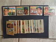 (120) different 1956 Topps Baseball Cards in Great Shape! 