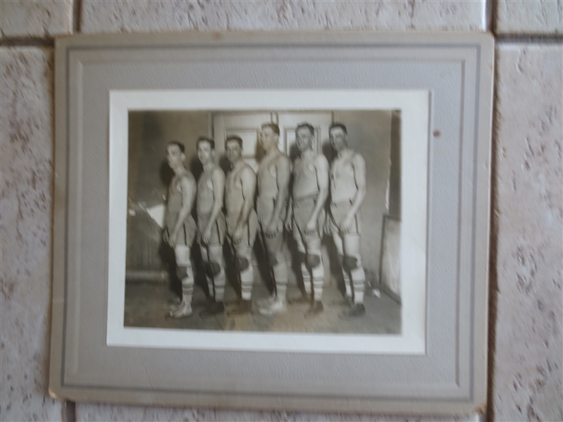 1920's-30's Philadelphia Sphas Basketball Team Cabinet Photo from Eddie Gottlieb Collection---Hall of Famer