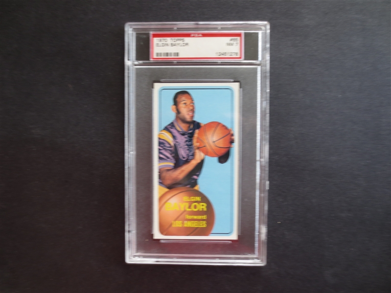 1970-71 Topps Elgin Baylor PSA 7 NMT Basketball Card #65