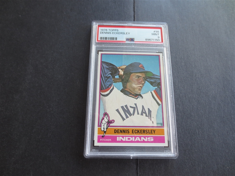 1976 Topps Dennis Eckersley Rookie PSA 9 MINT Baseball Card #98  WOW!