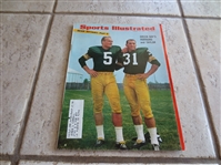 August 22, 1966 Issue of Sports Illustrated with Hornung and Taylor of Pro Football Green Bay Packers on the cover