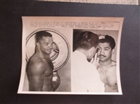 1959 Boxing UPI Telephoto Reuben Vargas vs. Eddie Mechen