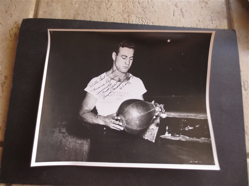 Boxing Photo Fred Apostoli Former Middleweight Champion U. S. Navy