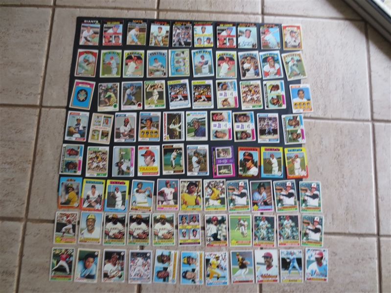 DEALER/COLLECTOR MONSTER CARD LOT---Mostly Baseball Cards---Just over 2000 Cards including hundreds of PSA and raw HOFers