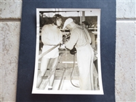 1939 Heavyweight Boxing Champion Joe Louis Type 1 Photo in Sparring Session