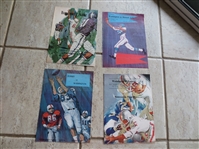 (4) different 1965-66 Washington High School Los Angeles Football Programs vs. Dorsey, Manual Arts, Fremont