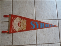 Rare 1953 Orange Bowl College Football Pennant Alabama vs. Syracuse University  32" across