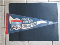 1969 New York Mets National League Champs Team Picture Soft Felt Picture Pennant 30" Tom Seaver